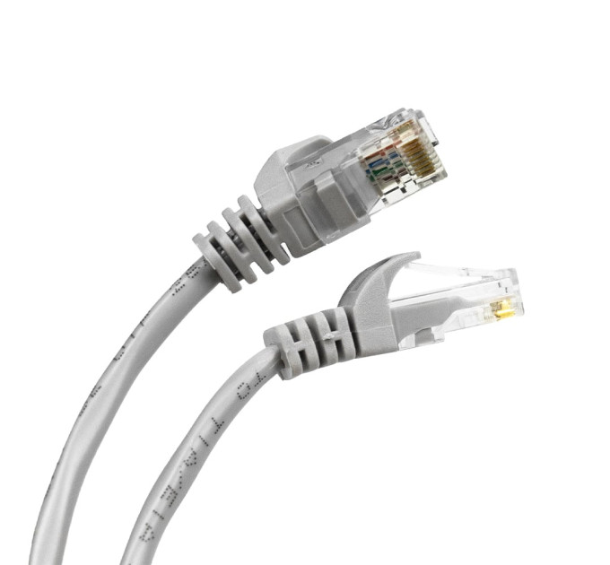 Патч-корд мережевий Trinix UTP, RJ-45, CAT.5 15m Gray