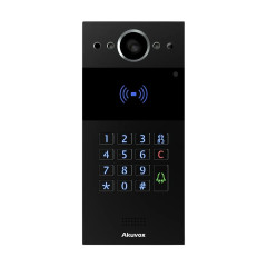 IP-видеопанель многоабонентская 2Mp Akuvox R20K Black со считывателем EM-Marine/Mifare/NFC IP-видеопанель многоабонентская 2Mp Akuvox R20K Black со считывателем EM-Marine/Mifare/NFC