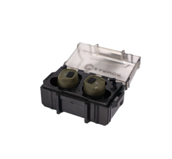 Активні захисні навушники (беруші) Earmor M20T (FG) Olive з Bluetooth