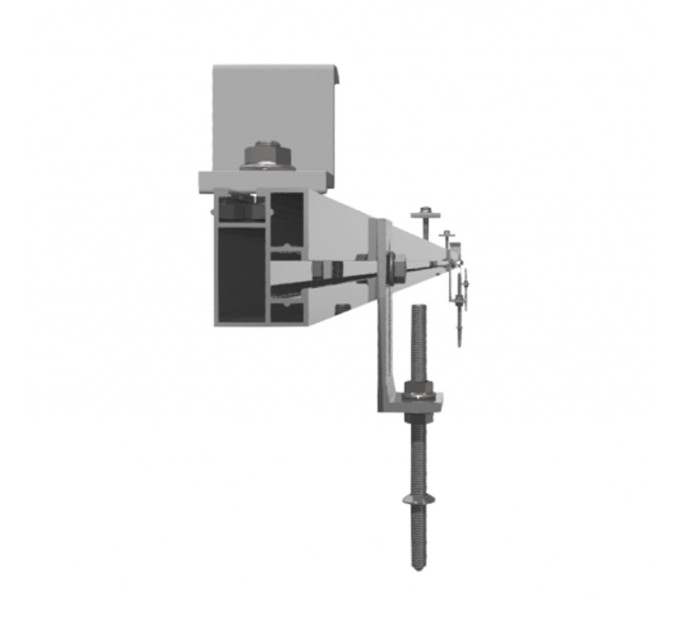 Система кріплення Spline systems для 3 сонячних панелей ФЕМ