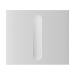 Кнопка Ajax CenterButton (Dimmer) vertical white/біла для LightSwitch Dimmer Jeweller