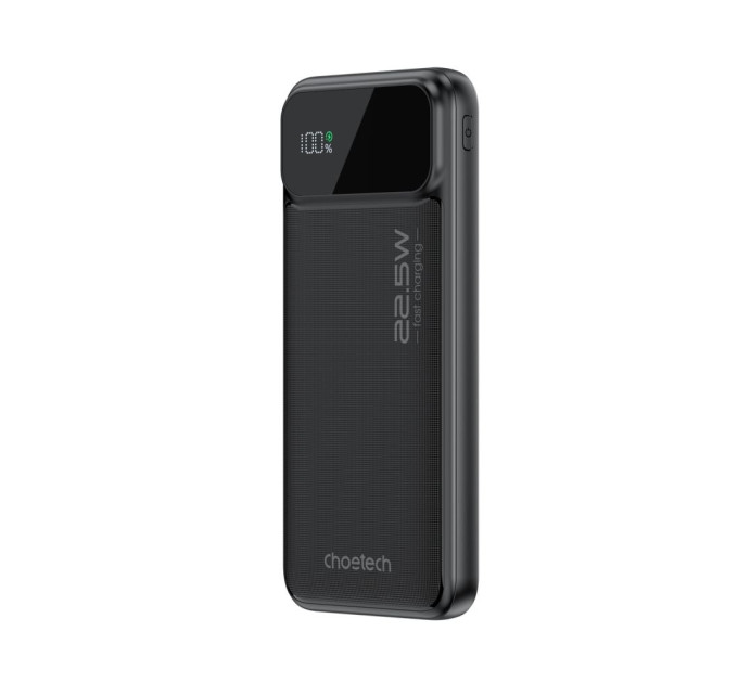 Повербанк 10000mAh Choetech B728 Black 22.5W QC3.0 PD3.0