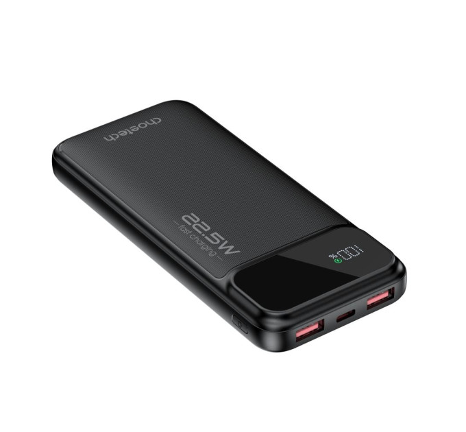 Повербанк 10000mAh Choetech B728 Black 22.5W QC3.0 PD3.0