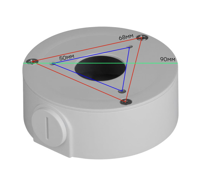 Монтажна коробка Light Vision VLC-09BXD, пластик, 90*40 мм