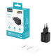 Сетевое зарядное устройство для Choetech PD5012 mini PD30W GAN A+C Black