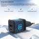 Сетевое зарядное устройство для Choetech PD5012 mini PD30W GAN A+C Black