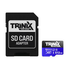 Карта памяти Trinix 512GB miсroSDXC с SD-адаптером U3 V30 A1