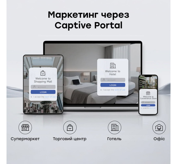 Точка доступу WiFi 7 2.5G Cudy AP3600 з підтримкою Mesh дводіапазонна BE3600