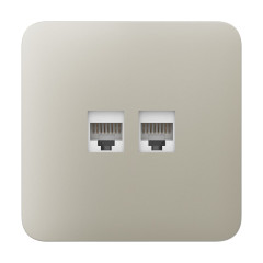 Фронтальна панель Ajax SoloCover (LAN) ivory/слонова кістка для інтернет-розетки Outlet (LAN) Фронтальна панель Ajax SoloCover (LAN) ivory/слонова кістка для інтернет-розетки Outlet (LAN)