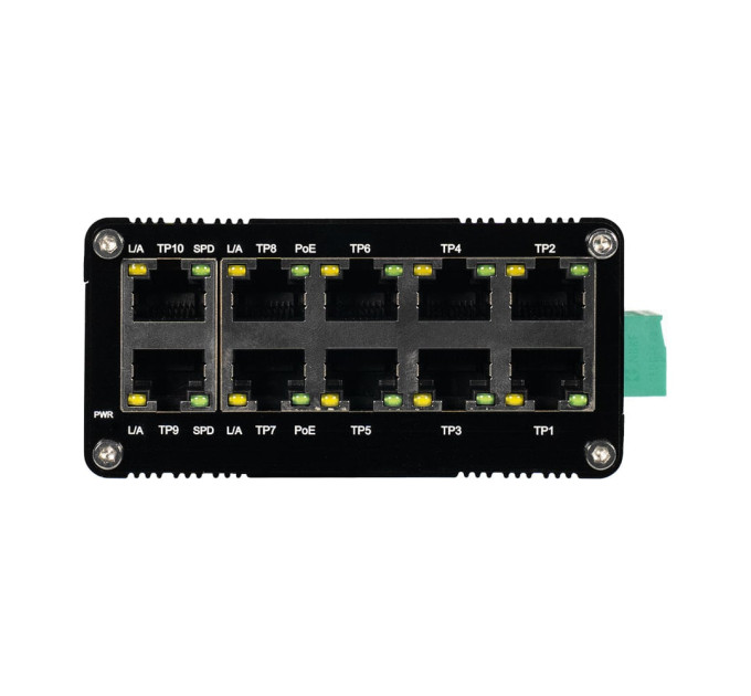 PoE-коммутатор 10-портовый E-LINK LNK-IMC010GPB с 8 портами PoE