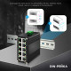 PoE-коммутатор 10-портовый E-LINK LNK-IMC010GPB с 8 портами PoE