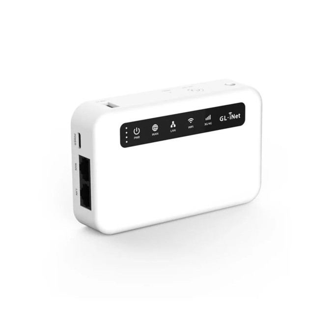 WiFi 4G LTE-маршрутизатор GL.iNet Puli (GL-XE300-EU) CAT4/CAT6 с аккумуляторной батареей 5000mAh