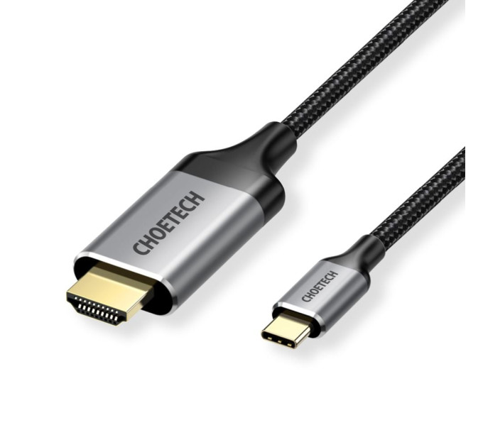 Кабель Choetech CH0021 Black USB-C to HDMI 4K@60Hz 1.8m