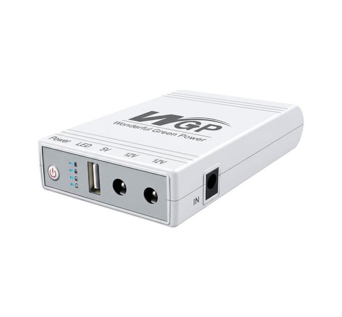 Джерело безперебійного живлення Mini UPS WGP UPS103C 20000mAh 5V/12V/12V, Li-ion 4*5Ah, для роутера та оптичного терміналу