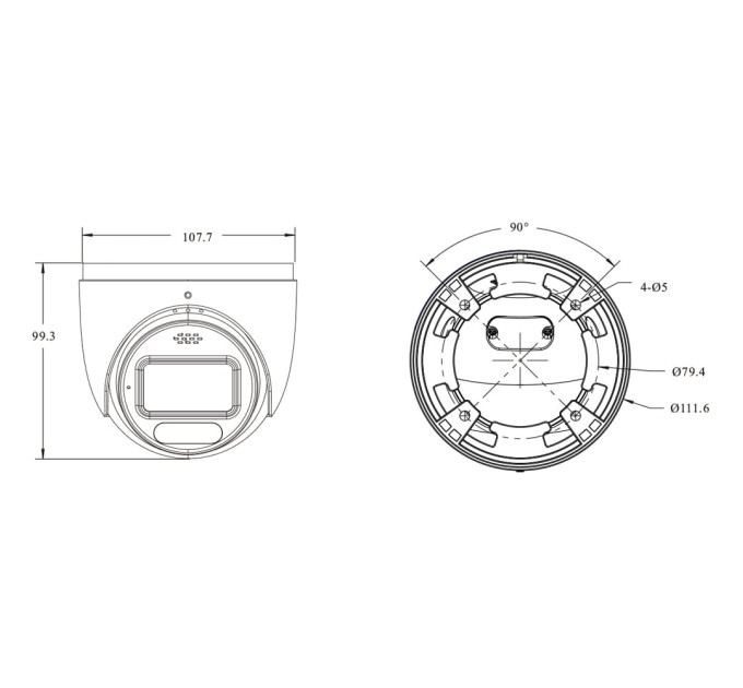 IP-видеокамера 6Mp TVT TD-9565S4-PA(D/AZ/PE/AW3) White f=2.8-12mm, ИК+LED-подсветка, с микрофоном