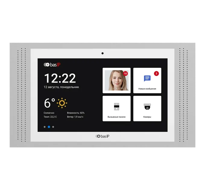 Bas-IP AT-10 white IP-відеодомофон 10"