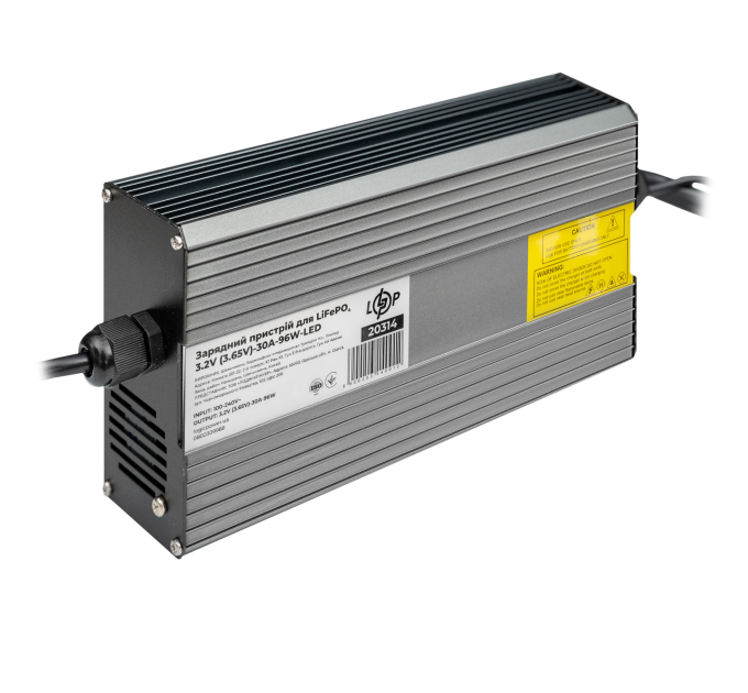 Зарядное устройство для аккумуляторов LiFePO4 3.2V (3.65V)-30A-96W-LED