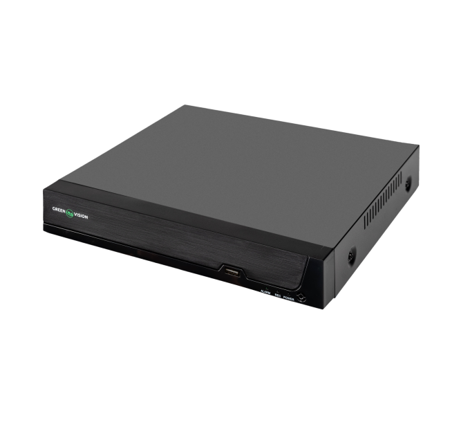 IP відеореєстратор 10-канальний 8MP NVR GreenVision GV-N-S024/08 (8POE) (Lite)