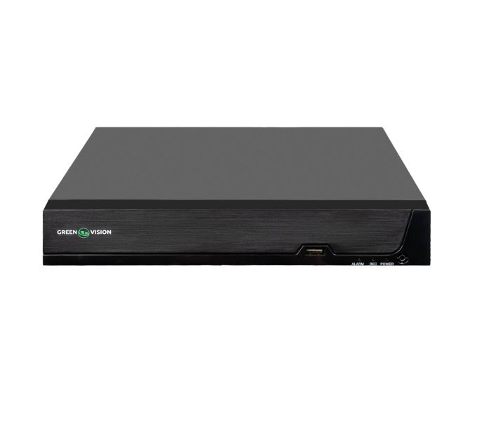 IP відеореєстратор 10-канальний 8MP NVR GreenVision GV-N-S024/08 (8POE) (Lite)