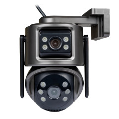 Комплект бездротової поворотної камери GV-201-IP-M-DOС30-30 SD (з блоком живлення) Комплект бездротової поворотної камери GV-201-IP-M-DOС30-30 SD (з блоком живлення)