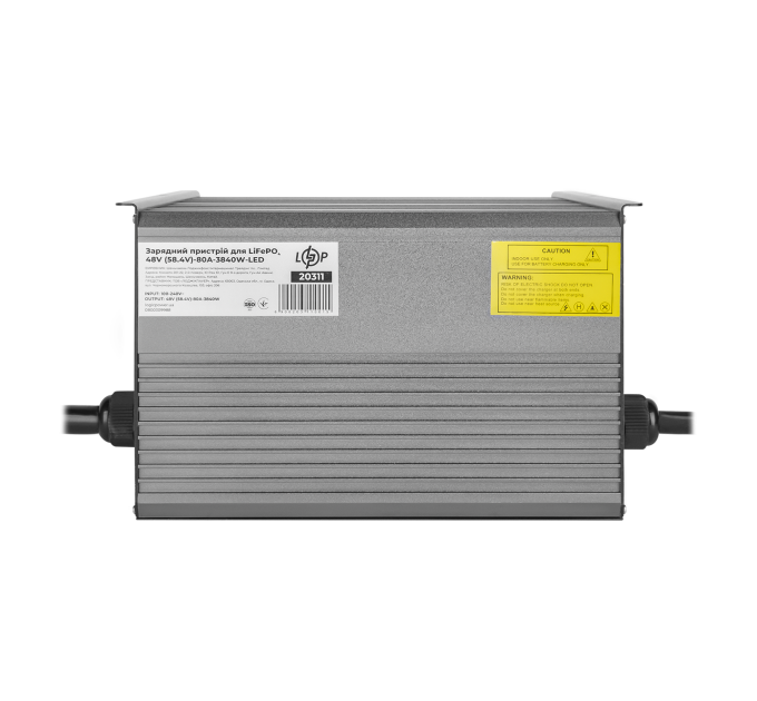 Зарядний пристрій для акумуляторів LiFePO4 48V (58.4V)-80A-3840W-LED Зарядний пристрій для акумуляторів LiFePO4 48V (58.4V)-80A-3840W-LED