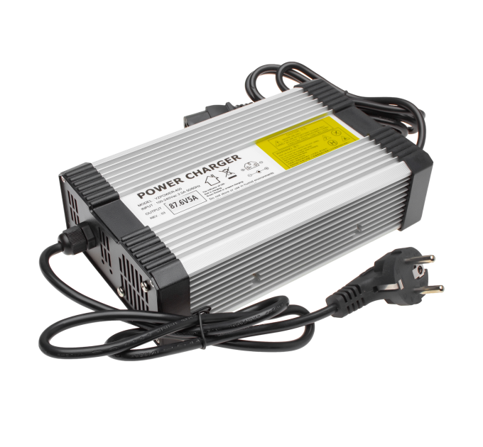 Зарядное устройство для аккумуляторов LiFePO4 72V (87.6V)-5A-360W Зарядное устройство для аккумуляторов LiFePO4 72V (87.6V)-5A-360W