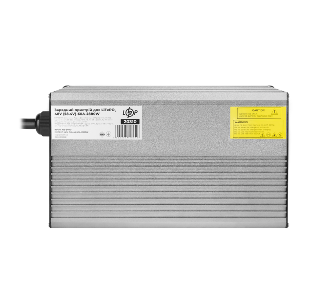 Зарядний пристрій для акумуляторів LiFePO4 48V (58.4V)-60A-2880W-LED Зарядний пристрій для акумуляторів LiFePO4 48V (58.4V)-60A-2880W-LED