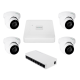 Комплект видеонаблюдения на 4 камеры GV-IP-K-W95/4 5MP