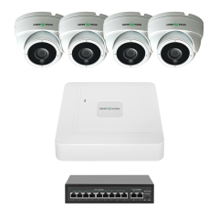 Комплект відеоспостереження на 4 камери GV-IP-K-W99/4 4MP Комплект відеоспостереження на 4 камери GV-IP-K-W99/4 4MP