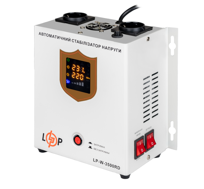 Стабилизатор напряжения LP-W-3500RD (2100Вт / 7 ступ)
