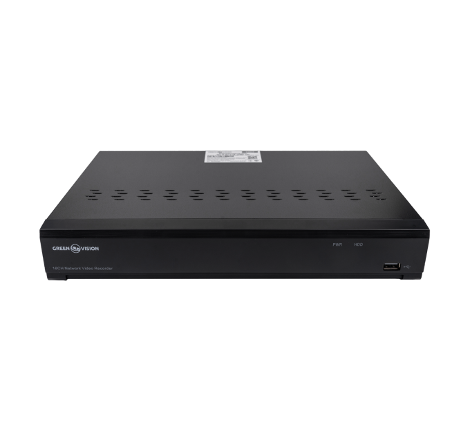 IP відеореєстратор 16-канальний 12MP NVR GreenVision GV-N-I017/16 (A)