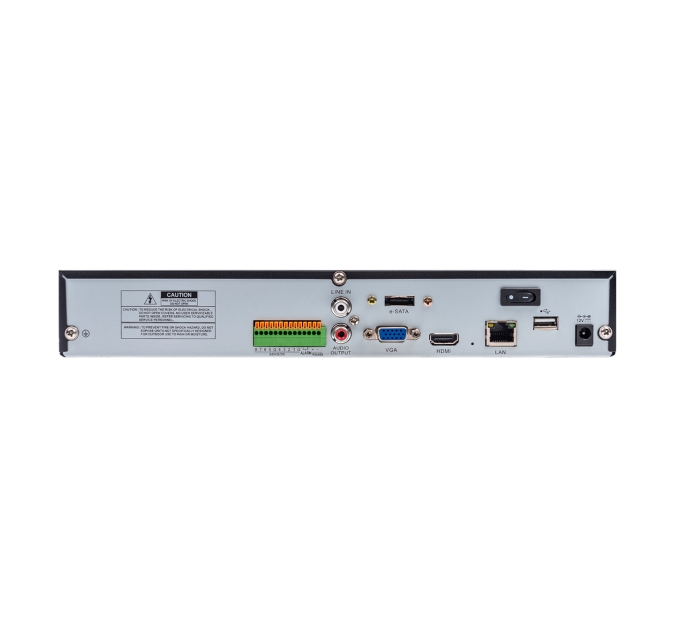 IP відеореєстратор 16-канальний 12MP NVR GreenVision GV-N-I017/16 (A)