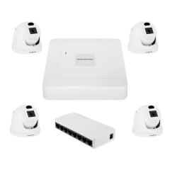Комплект відеоспостереження на 4 камери GV-IP-K-W96/4 3MP Комплект відеоспостереження на 4 камери GV-IP-K-W96/4 3MP