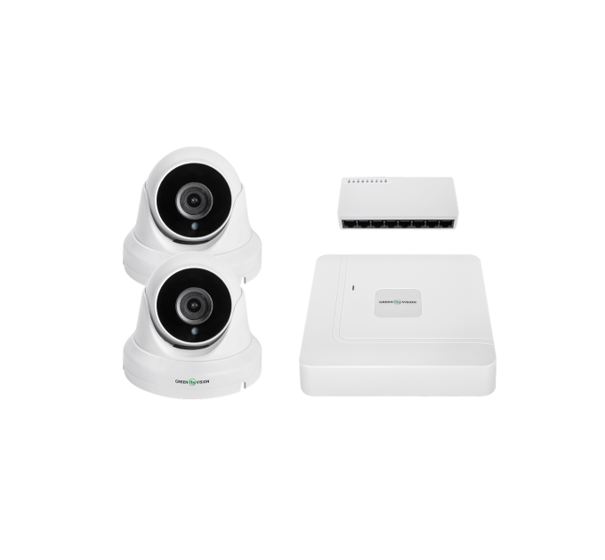 Комплект видеонаблюдения на две камеры GV-IP-K-W95/2 5MP