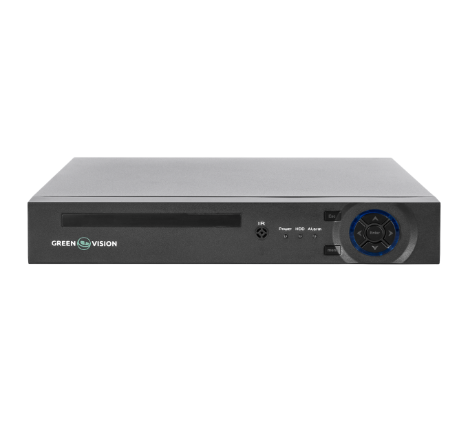 Гібридний відеореєстратор 16-канальний 5MP GHD GreenVision GV-A-S043/16
