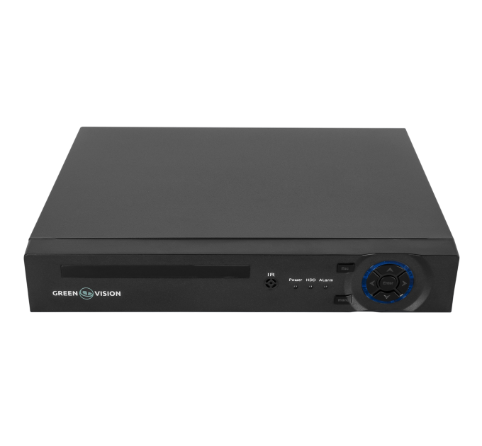 Гібридний відеореєстратор 16-канальний 5MP GHD GreenVision GV-A-S043/16