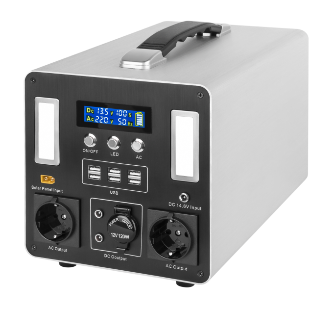 Багатофункціональна портативна зарядна станція LP CHARGER MPPT 1000 Max (1000W, 960Wh)
