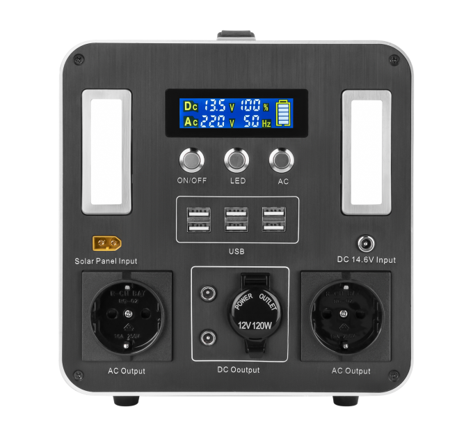Багатофункціональна портативна зарядна станція LP CHARGER MPPT 1000 Max (1000W, 960Wh)