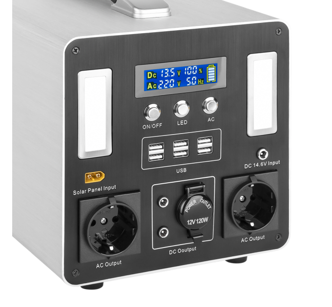 Багатофункціональна портативна зарядна станція LP CHARGER MPPT 1000 Max (1000W, 960Wh)
