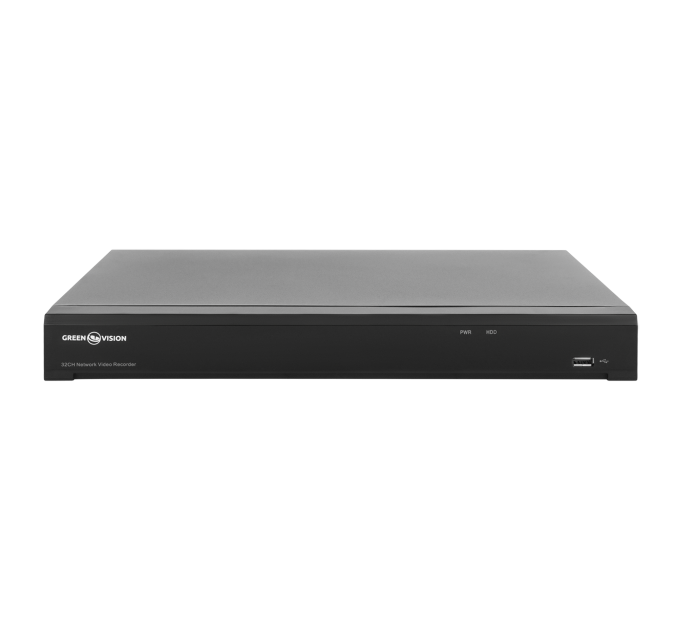 IP відеореєстратор 32-канальний 12MP NVR GreenVision GV-N-I018/32 IP відеореєстратор 32-канальний 12MP NVR GreenVision GV-N-I018/32