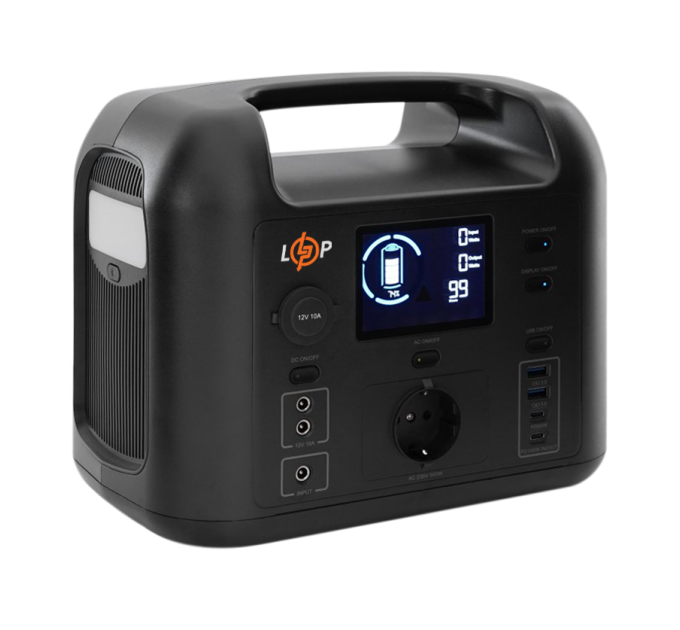 Многофункциональная портативная зарядная станция LP CHARGER 500 (500W, 518Wh)