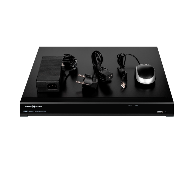 IP відеореєстратор 32-канальний 12MP NVR GreenVision GV-N-I019/32 12MP