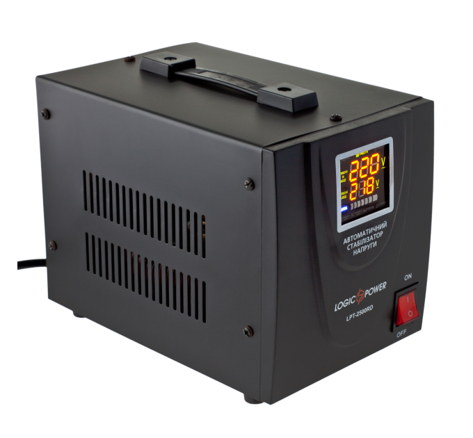 Стабілізатор напруги LPT-2500RD BLACK (1750W)