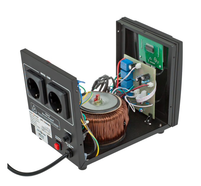 Стабілізатор напруги LPT-2500RD BLACK (1750W)