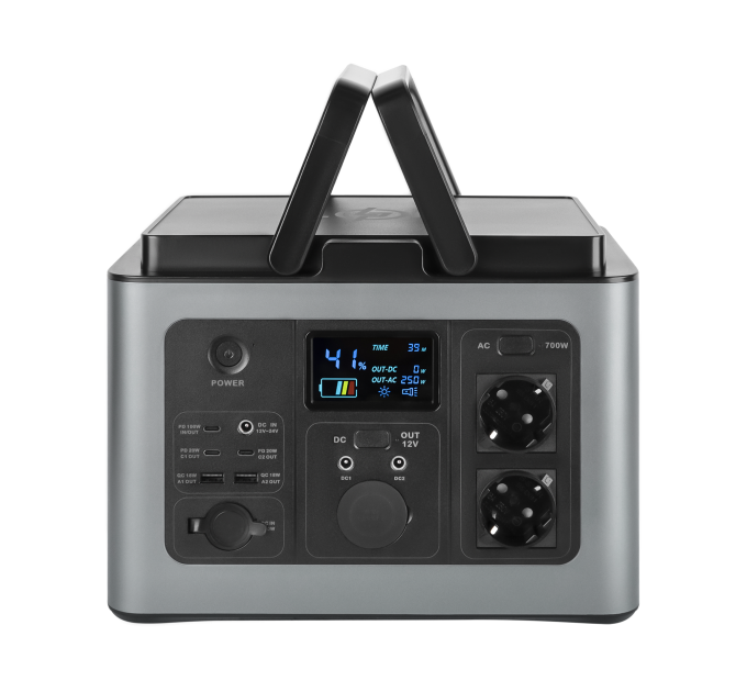 Многофункциональная портативная зарядная станция LP CHARGER MPPT 700 Pro (700W, 614Wh) Многофункциональная портативная зарядная станция LP CHARGER MPPT 700 Pro (700W, 614Wh)
