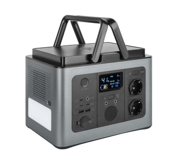 Многофункциональная портативная зарядная станция LP CHARGER MPPT 700 Pro (700W, 614Wh)
