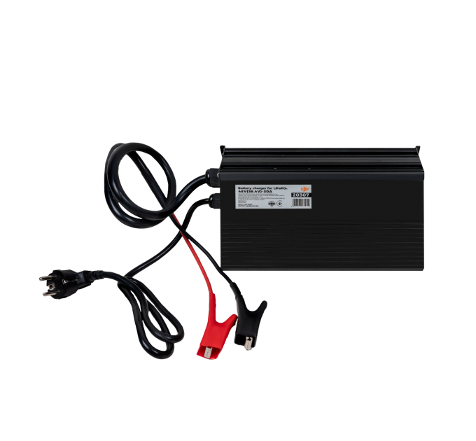 Зарядний пристрій для акумуляторів LiFePO4 48V (58.4V)-30A-1440W-LED