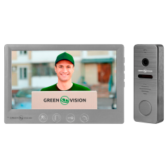 Комплект видеодомофона GreenVision GV-002-GV-058+GV-005