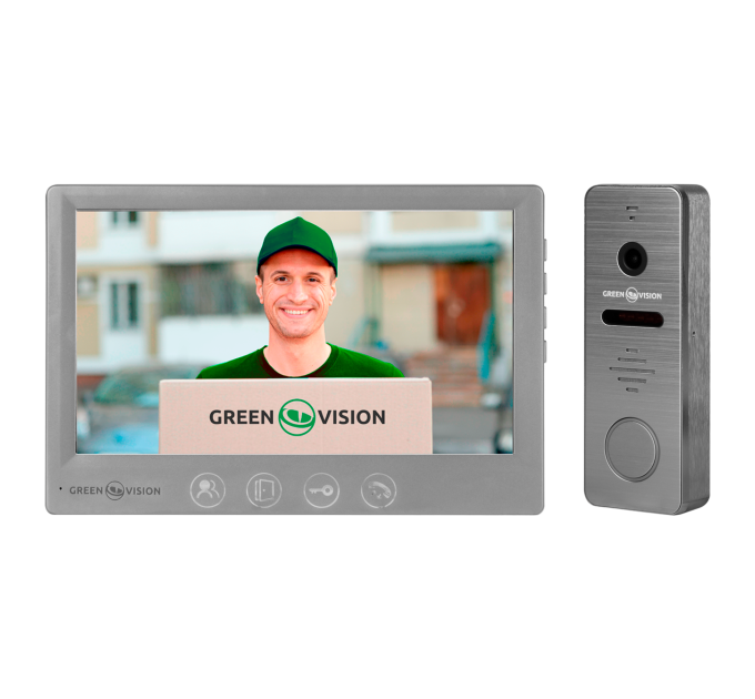 Комплект видеодомофона GreenVision GV-002-GV-058+GV-005 Комплект видеодомофона GreenVision GV-002-GV-058+GV-005