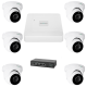 Комплект відеоспостереження на 6 камер GV-IP-K-W76/06 5MP